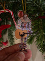 Christmas Horror Character Who Loves Music LED Lamp Group Guitar Flat Pendant  #ns23 _mkpt
