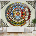 Mandala Tarot Tapestry Wall Hanging Zodiac Star Plate Sun And Moon Psychedelic Witchcraft Hippie Home Decor #NS54 _mkpt