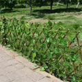 Expanding Trellis Fence Retractable Fence, Artificial Garden Plant Fence UV Protected Outdoor Indoor Use Garde