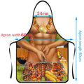 Funny Aprons for Men Birthday Gag Gifts for Guys BBQ Grilling Apron Kitchen Chef Cooking #NS54 _mkpt
