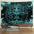 Yin and Yang Sun Moon Star Tapestry #ns23 _mkpt