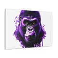 Rainbow Monkey Face, Colorful Monkey Art, Gorilla Art Canvas Gallery Wraps