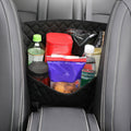 Car Handbag Holder Leather Seat Back Car Organizer for Purse or Bag, Pet Barrier
