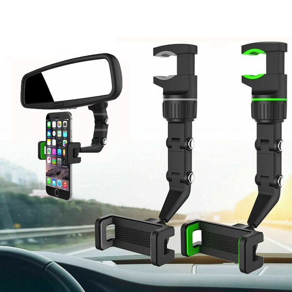 Adjustable 360° Rotation Phone Holder Car Rearview Mirror_mkpt4 #ns23