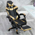 Ergonomic High Back Racing Style Reclining Office Chair Adjustable Rotating Lift Chair PU Leather Gaming Chair Laptop Desk Chair with Footrest