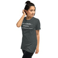 STANDOUT Funny Distancing Short-Sleeve Unisex T-Shirt