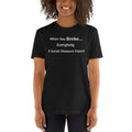 STANDOUT Funny Distancing Short-Sleeve Unisex T-Shirt