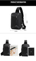Multifunction Cross Body Bag | Mens Shoulder Bag | Anti-theft Messenger Bags For Men Women | Waterproof Backpack | Chest Bag Mochila