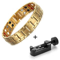 Rainso Bracelets Bangles|  Men Magnetic Therapy Germanium Male Wristband|  Health Hologram Bracelets - P&Rs House