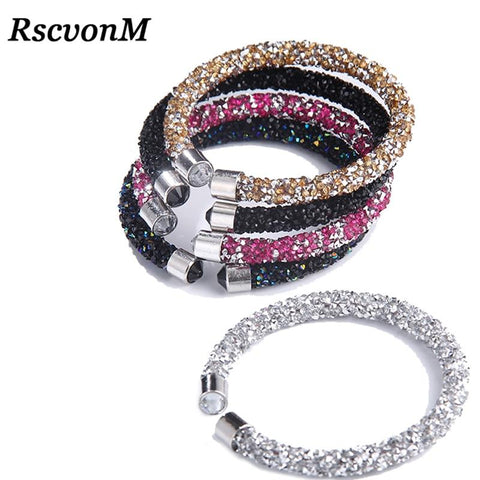 Exquisite Crystal Cuff Bracelet Brand|  Open Bangles For Women| Fashion Jewelry Bangle