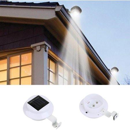 Portable Outdoor Waterproof Solar Panel LED Garden Fence Light Garage Wall Lamp, Waterproof Solar Light, Solar Garden Light - P&Rs House