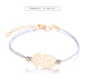 DIEZI Bohemian Turtle Pineapple Heart Map Charm Bracelets Bangles For Women Fashion Beads Strand Bracelets Sets Jewelry Gifts