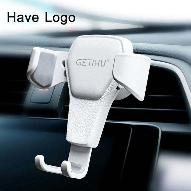 GETIHU Universal  Gravity Car Phone Holder + Air Vent Clip Mount | Universal Anti-Magnetic Mobile Phone Holder