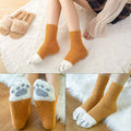 Cat Claws Cute Thick Warm Soft Sleep Floor Socks Funny Paw Sock Gift