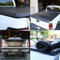 TRUCK BED SOFT VINY-+L ROLL-UP TONNEAU COVER FOR 04-14 FORD F150 FLEETSIDE 5.5FT