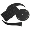 3D DIY  Home Heart Living Room Bedroom Art Decor Love Mirror Sticker Wall Clock-Silver _mkpt4