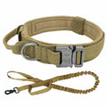 NEW Dog Collars ,Heavy Duty Military Dog Collar, Adjustable Dog Collar with Leash _mkpt44