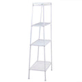 4 Tier Leaning Ladder Shelf Shelving Bookshelf Storage Organizer Standing