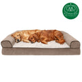 FurHaven Pet Cooling, Orthopedic, Memory Foam Chenille Soft Woven Sofa Dog Bed