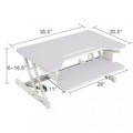 35 X 20 X26' Adjustable Height Standing Desk, Office Stand Up Desk Optional Standing Desk Mat