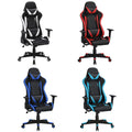 Executive Swivel Leather Gaming Chair Racing Office High-back Computer Chair