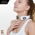 Smart Neck Massager Wireless Neck Massage Equipment with Heating Function -White