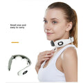 Smart Neck Massager Wireless Neck Massage Equipment with Heating Function -White