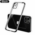 SHOCKPROOF Plating Clear Case For iPhone 12 11 Pro MAX Mini XR XS 7/8 PLUS Cover