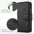 For iPhone 11 Pro XS Max 8 7 Leather Flip Card Wallet Flower Pattern Case Cover
