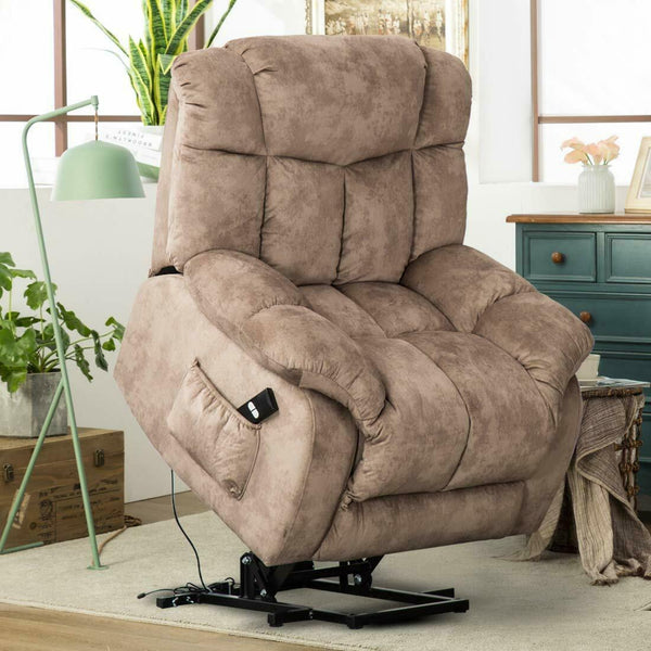 Electric Power LIft Recliner Chair for ❤️Elderly Wide Padded Seat Lounge Sofa RC - P&Rs House