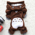 Warm Totoro Hoodie Costume Apparel Dog Puppy Clothes Cat Pet Jacket Coat Sweater