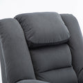 Swivel Rocker Recliner Chair High Back Ergonomic Overstuffed Suede Glider Sofa