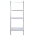 4 Tier Leaning Ladder Shelf Shelving Bookshelf Storage Organizer Standing
