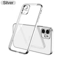 SHOCKPROOF Plating Clear Case For iPhone 12 11 Pro MAX Mini XR XS 7/8 PLUS Cover