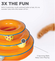 New Petstages Cat Tracks Toy Fun Levels of Interactive Play Circle Playing Track