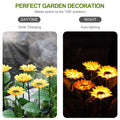 Outdoor Sunflower Solar Lights Waterproof Garden Yard Landscape Decorative Light #ns23 _mkpt