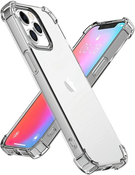 CLEAR Case For iPhone 14 13 12 11 Pro Max Xr Xs Max 7 8 Plus Shock #ns23 _mkpt4