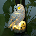 Garden Xmas Waterproof Solar Animal Path LED Light Owl _mkpt4 #ns23