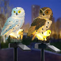 Garden Xmas Waterproof Solar Animal Path LED Light Owl _mkpt4 #ns23