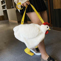 Cartoon Chicken White Shoulder Bag #ns23 _mkpt