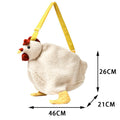 Cartoon Chicken White Shoulder Bag #ns23 _mkpt