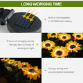 Outdoor Sunflower Solar Lights Waterproof Garden Yard Landscape Decorative Light #ns23 _mkpt